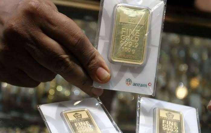 Harga Emas Antam Terjun Bebas, ini Rinciannya!
