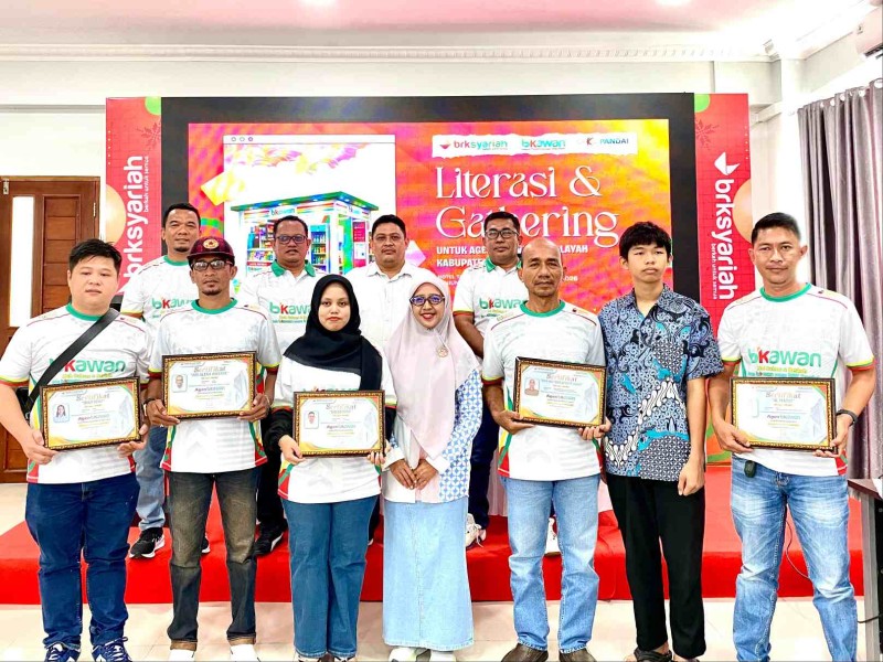 BRK Syariah Perkuat Inklusi Keuangan di Karimun, Bkawan Miliki 113 Agen