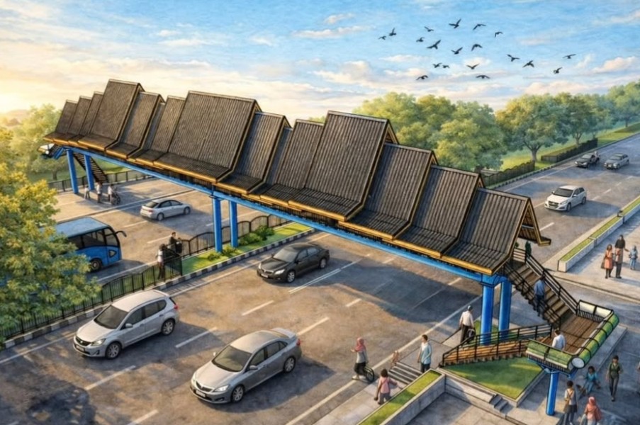 Hubungkan MPP dan RTH Kaca Mayang, Pemko Pekanbaru Bakal Bangun JPO Ramah Disabilitas