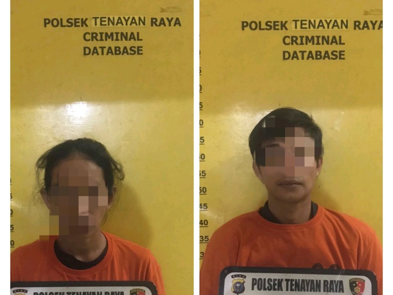 Sepasang Kekasih di Pekanbaru Kompak Curi Motor Tetangga