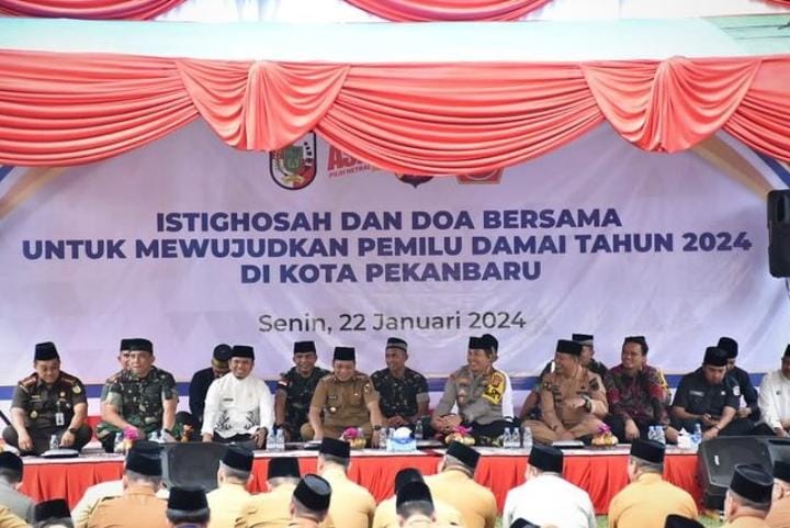 DPRD Pekanbaru Gelar Istighosah Harapkan Pemilu 2024 Damai dan Berkualitas