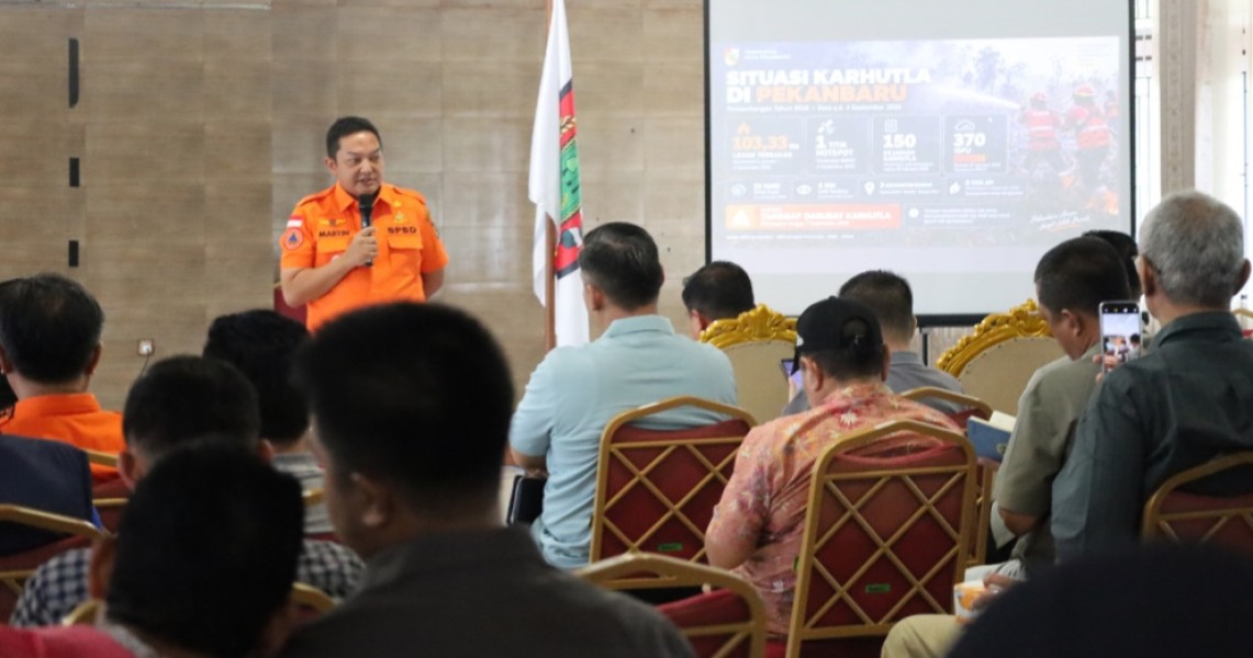 Instruksi Wako Pekanbaru Dijalankan, Penanganan Karhutla Diperkuat hingga Tingkat Kelurahan