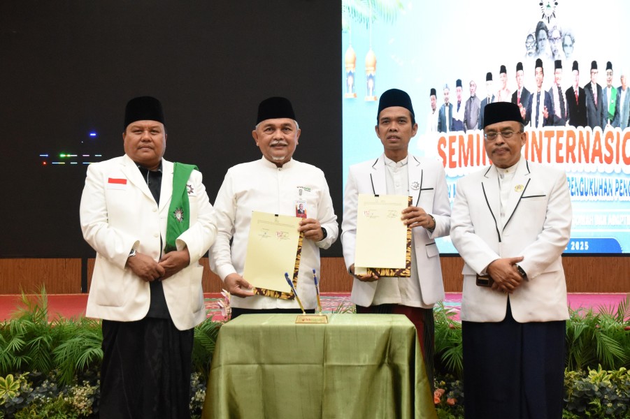 BRK Syariah Lakukan MoU dengan LP3N Perti dan Disaksikan oleh Menteri Agama