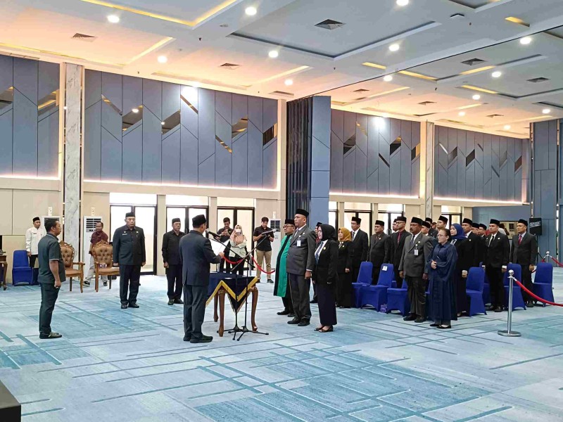 Wawako Pekanbaru Lantik 22 Pejabat Eselon III dan IV, ini Daftarnya!