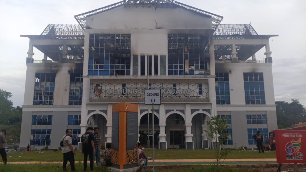 Pasca Terbakar, Renovasi Gedung Lipat Kajang Pekanbaru Dilakukan Tahun ini