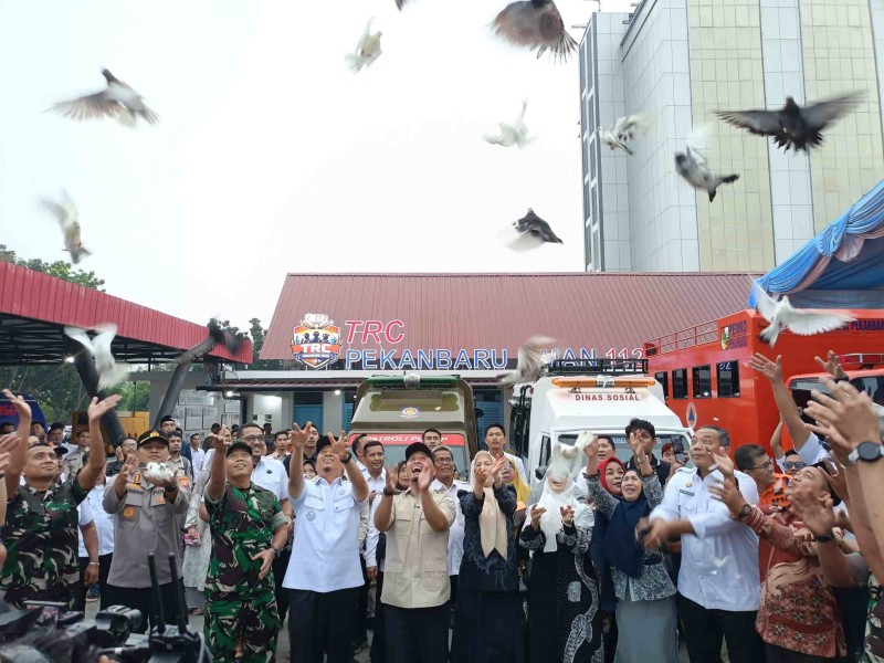Wako Agung Resmikan TRC 112, Jawab Sejumlah Persoalan Warga Pekanbaru