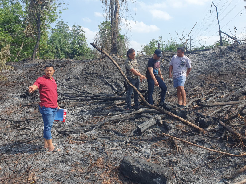 Polresta Pekanbaru Amankan Petani Usai Bakar Lahan PHR