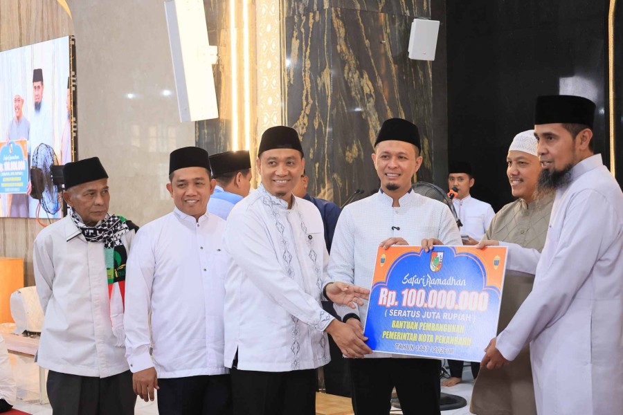 Safari Ramadan di Markaz Sunnah Nusantara, Wako Agung Bawa Bantuan Pembangunan