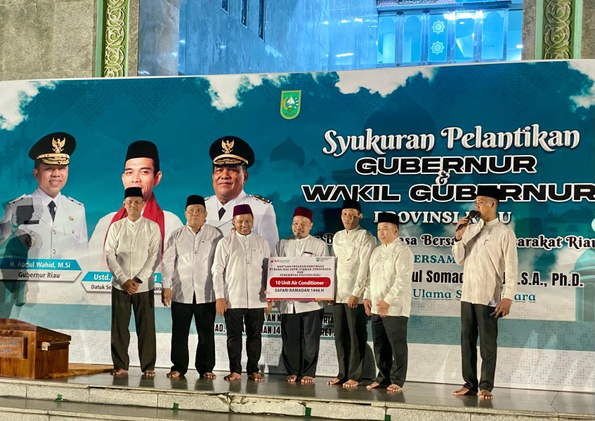 BRK Syariah Serahkan CSR Sempena Syukuran Pelantikan Gubri dan Wagubri Terpilih