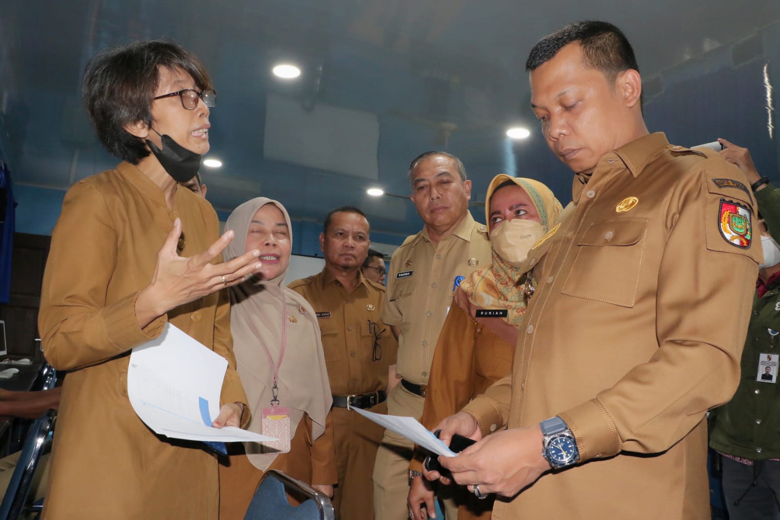Pastikan PPDB Berjalan Lancar, Pj Walikota Pekanbaru Tinjau 3 SMP Negeri