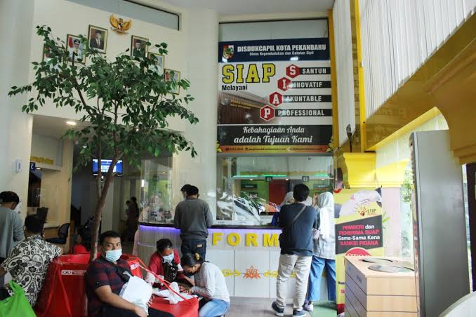 Layanan Disdukcapil Pekanbaru Alami Gangguan