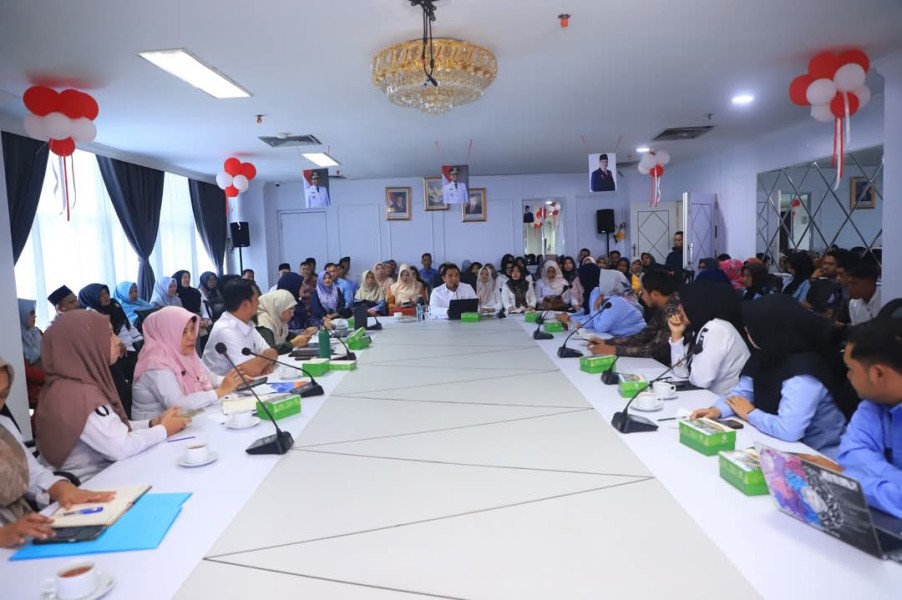 Bahas Pelaksanaan MBG di Pekanbaru, Pj Sekda Terima Kunjungan Kemensetneg RI