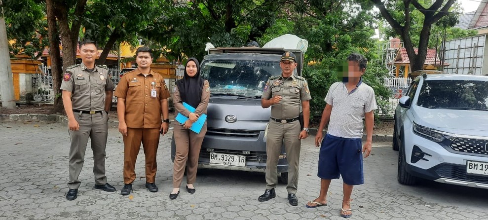 Masih Beroperasi, Satgas DLHK Kembali Tangkap Angkutan Sampah Mandiri