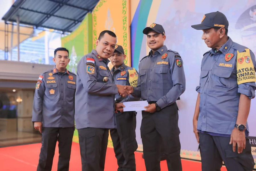 Pemilu Usai, Pemko Pekanbaru Bayarkan Honor Ratusan Satlinmas