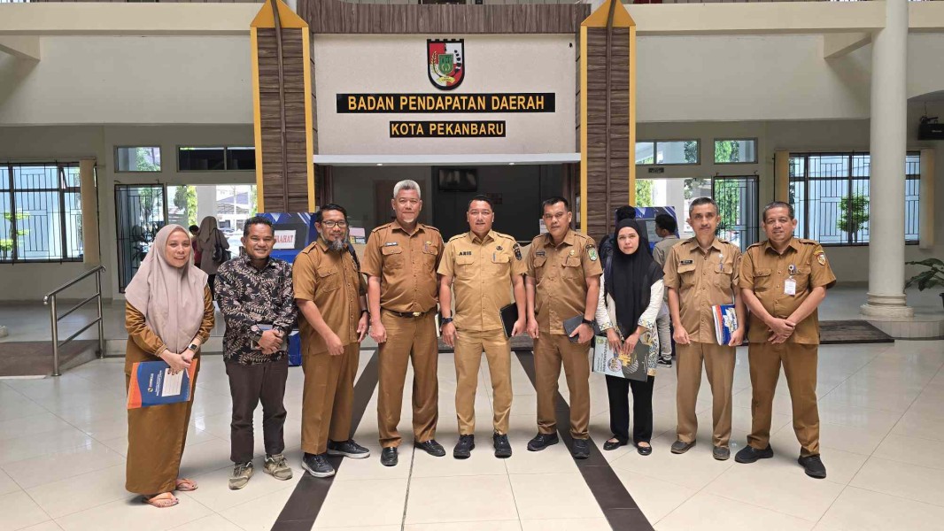 Bapenda Pekanbaru Terima Kunker Bapenda Siak, Optimalisasi Pajak