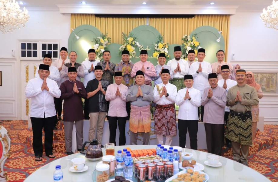 M Sabarudi Silaturahmi ke Rumah Dinas Wako Pekanbaru Muflihun