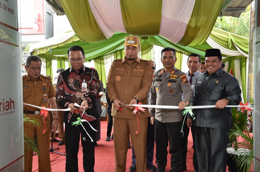 BRK Syariah Resmikan Kantor Kedai Inhu Pasar Rengat, Tingkatkan Layanan bagi Masyarakat