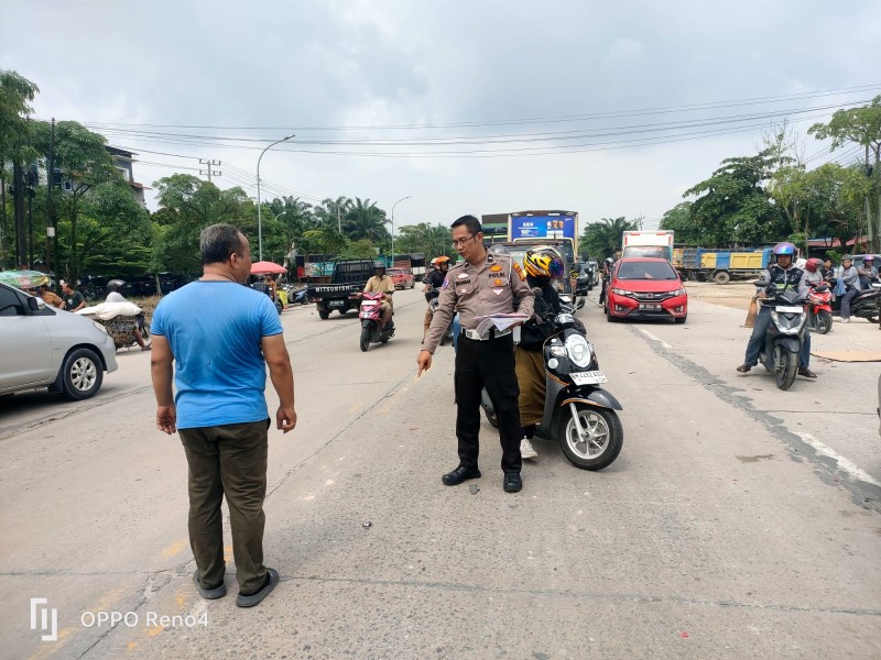 Tabrak Truk, Pemotor di Pekanbaru Meninggal di Tempat