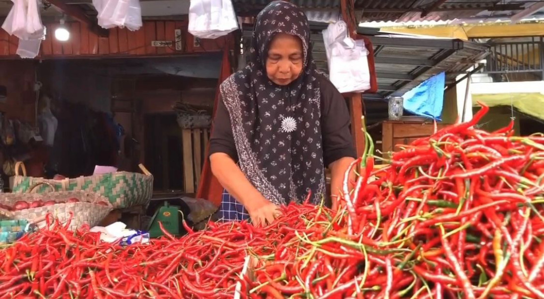 Suplai Kurang, Harga Cabai Semakin 'Pedas' di Pekanbaru