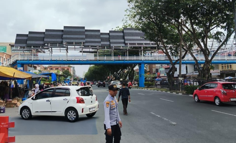 Dishub Pekanbaru Awasi Kendaraan Parkir Sembarangan di Kawasan STC
