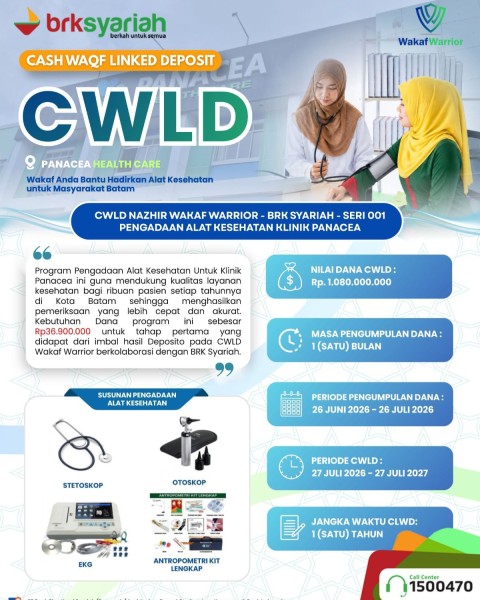 BRK Syariah dan Wakaf Warrior Hadirkan Program CWLD