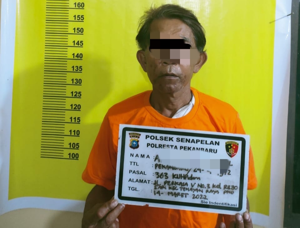 Maling di 9 TKP, Ditangkap Setelah Aksinya Terekam CCTV