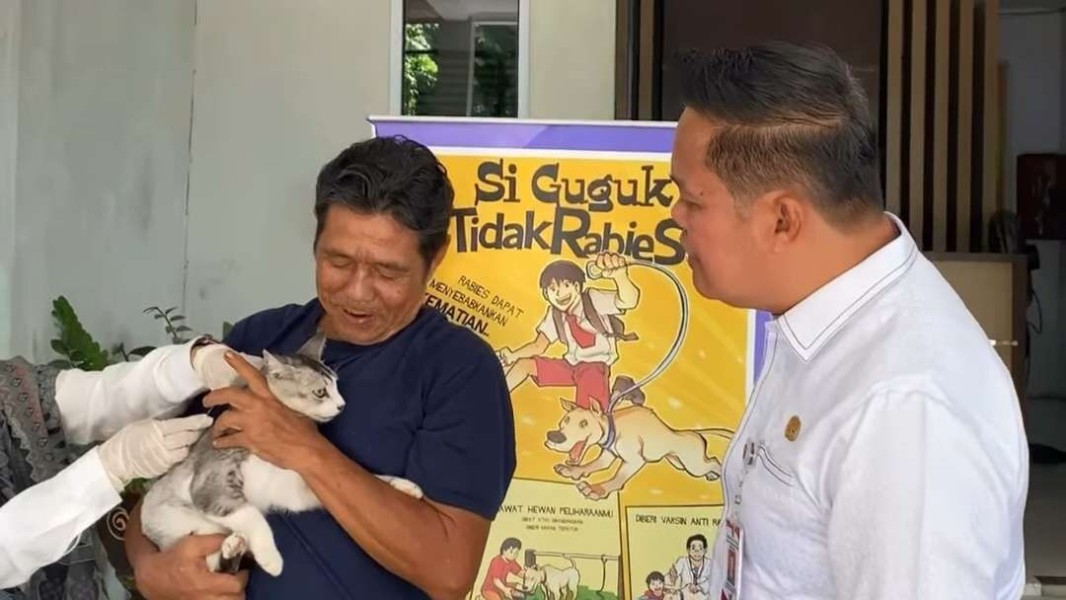 Distankan Pekanbaru Buka Layanan Vaksinasi Rabies Gratis Mulai Agustus 2026