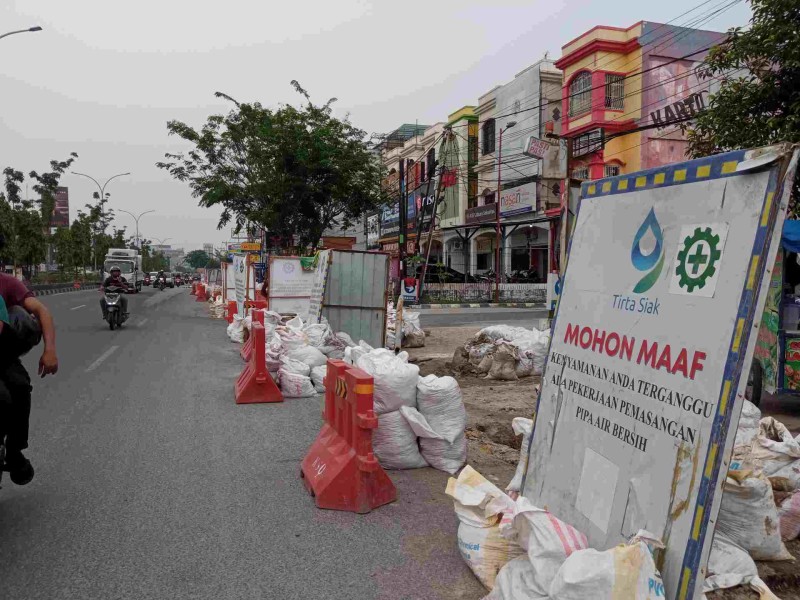 PDAM Diminta Segera Tutup Bekas Galian Pipa