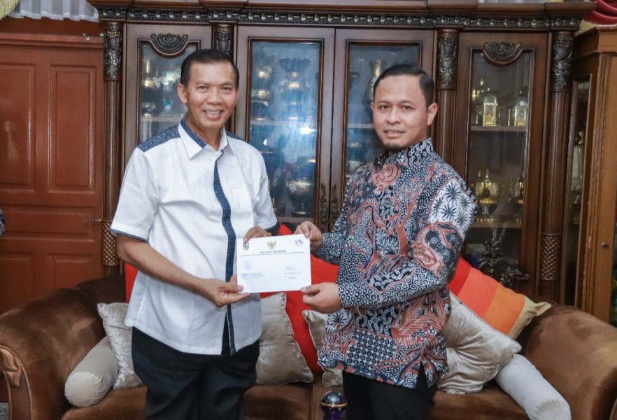 Wako Pekanbaru Anjangsana ke Kediaman Firdaus-Ayat, Ajak Kolaborasi Bangun Kota