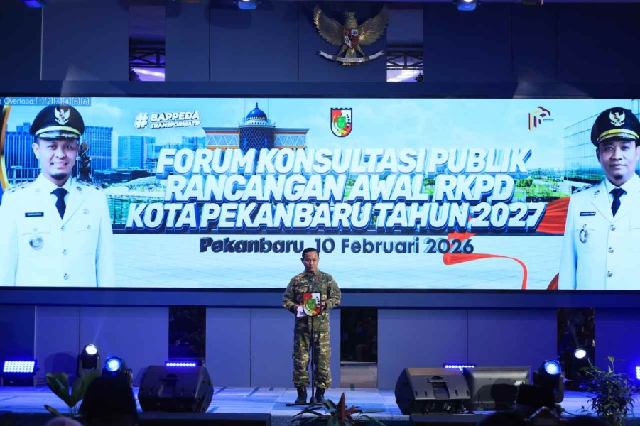 Pembangunan Infrastruktur Jadi Fokus, Wako Agung Terima Banyak Usulan di RKPD Pekanbaru 2027