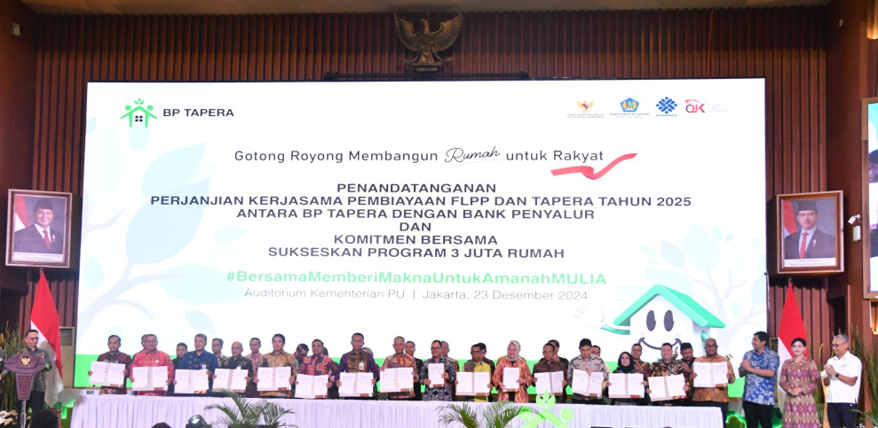 Dukung Program Pemerintah, BRK Syariah Teken Kerjasama FLPP dan Tapera