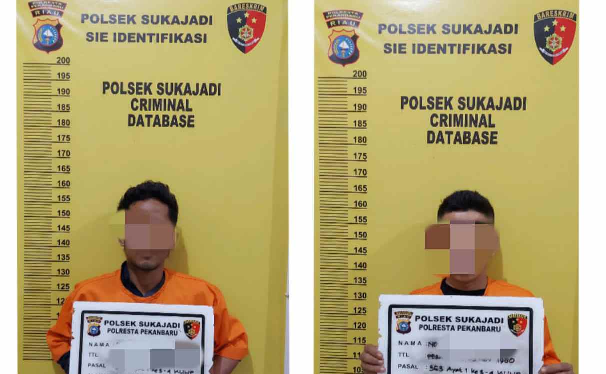 Tiga Hari Buron, Dua Pria Ditangkap Usai Curi 5 Set Scafolding