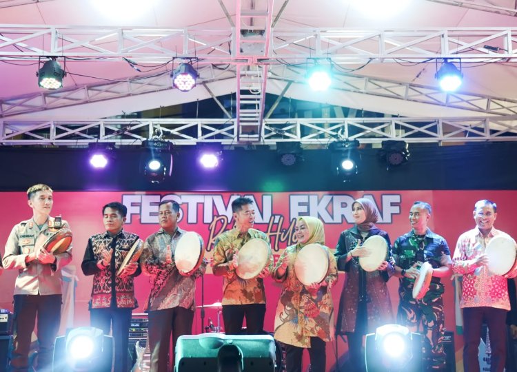 Bupati Rohil Buka Festival Ekonomi Kreatif