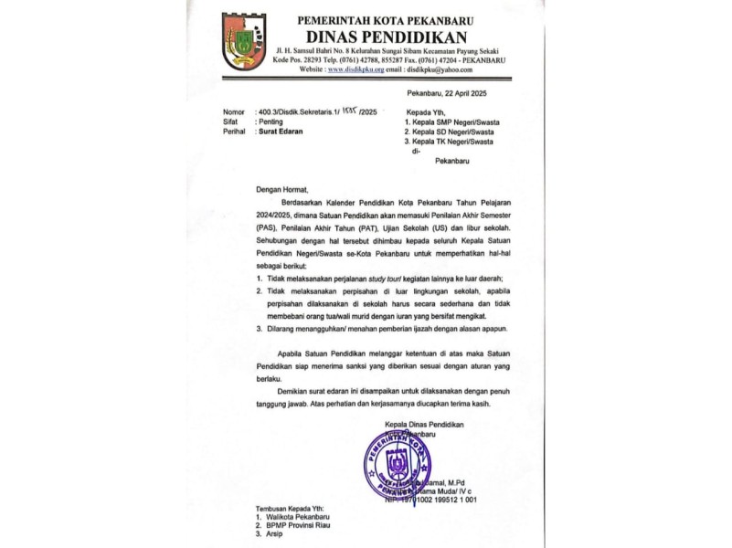 Masyarakat Diminta Lapor Jika Iuran Perpisahan Sekolah Memberatkan