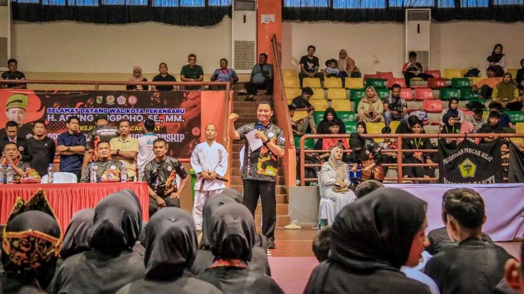 Pemko Pekanbaru Apresiasi Kejuaraan Pencak Silat Open Naga Merah Championship