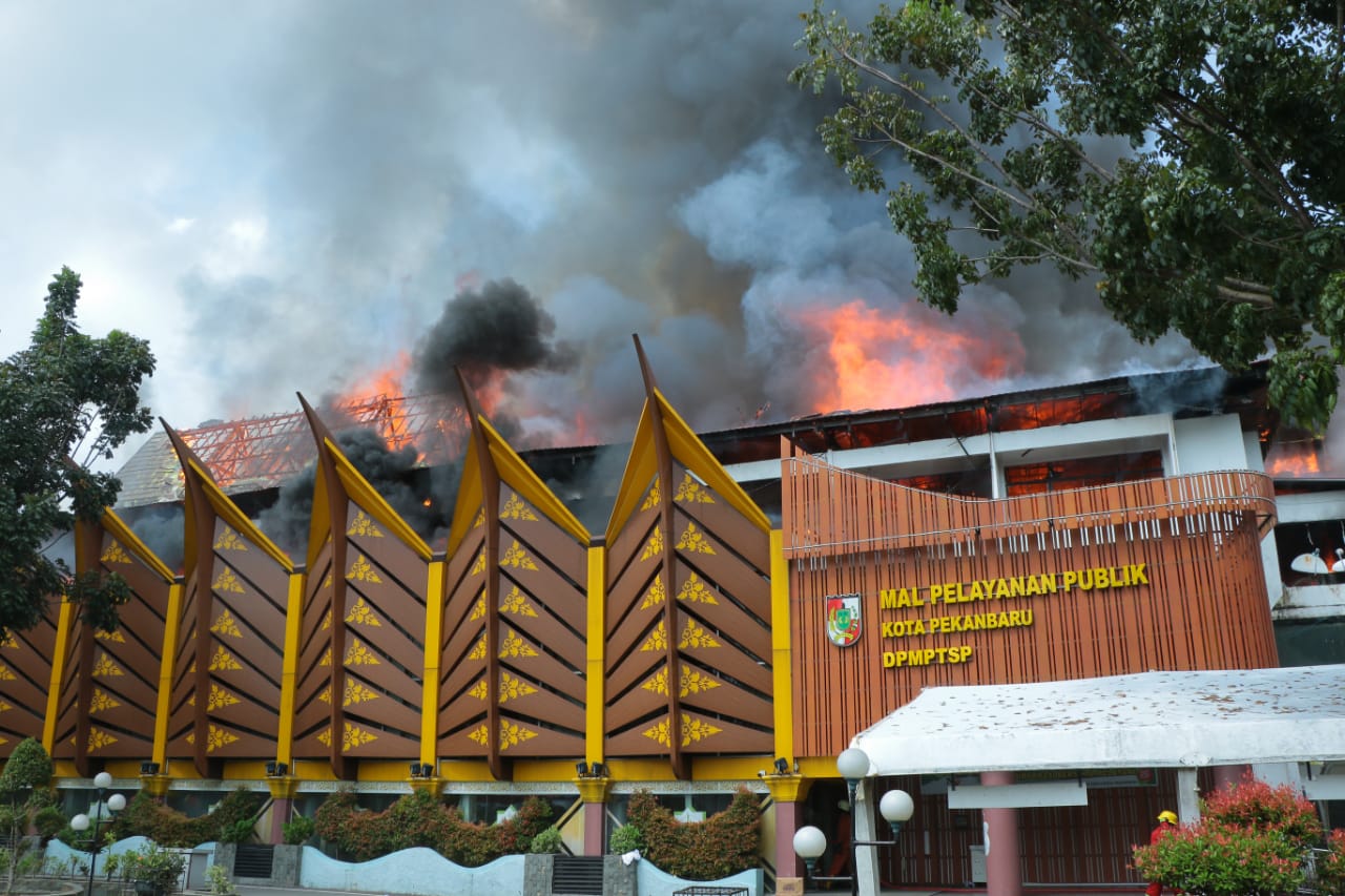 Pasca Kebakaran, Layanan Perizinan DPM-PTSP Pekanbaru Kembali Normal Mulai Senin Besok