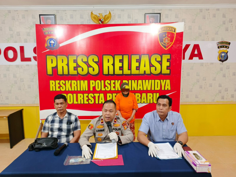 Beraksi di Pasar, Wanita Pelaku Copet Diringkus Polisi di Pekanbaru