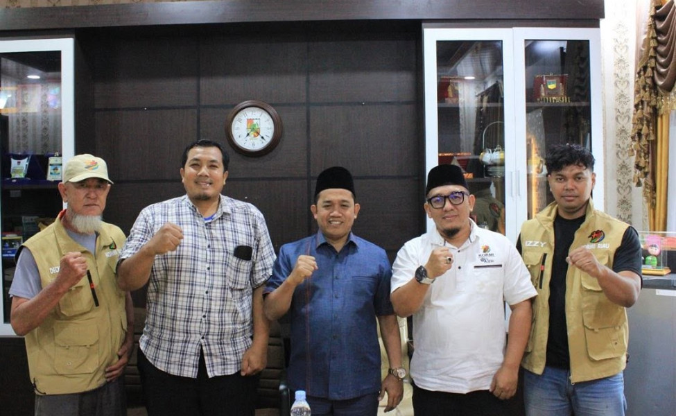 Audiensi KORMI, Ketua DPRD Pekanbaru Dukung Pengembangan Olahraga