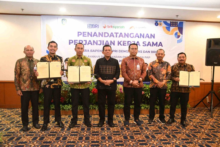 BRK Syariah Tanjungpinang dan Bapenda Kepri Jalin Kerja Sama Pembayaran Pajak Daerah