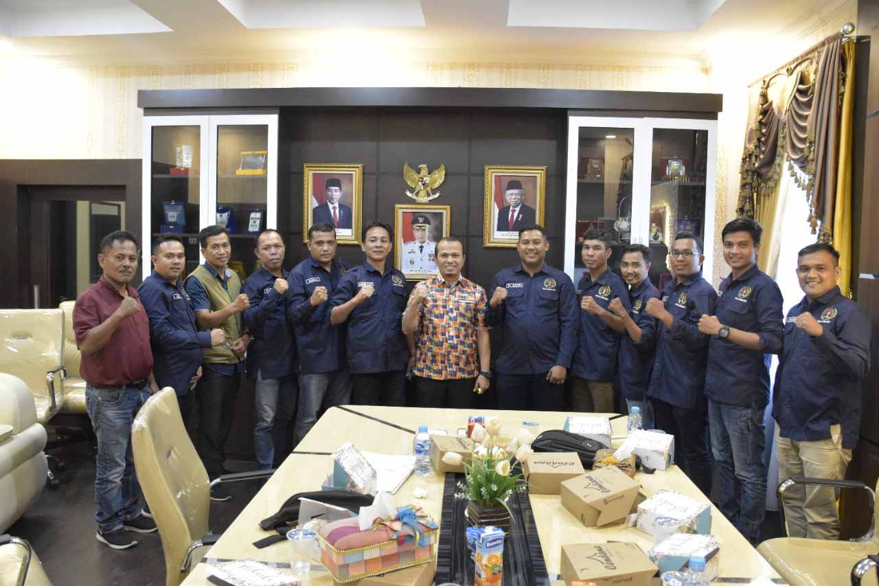 Silaturahmi PWI Pokja Pekanbaru Bersama Ketua DPRD Pekanbaru