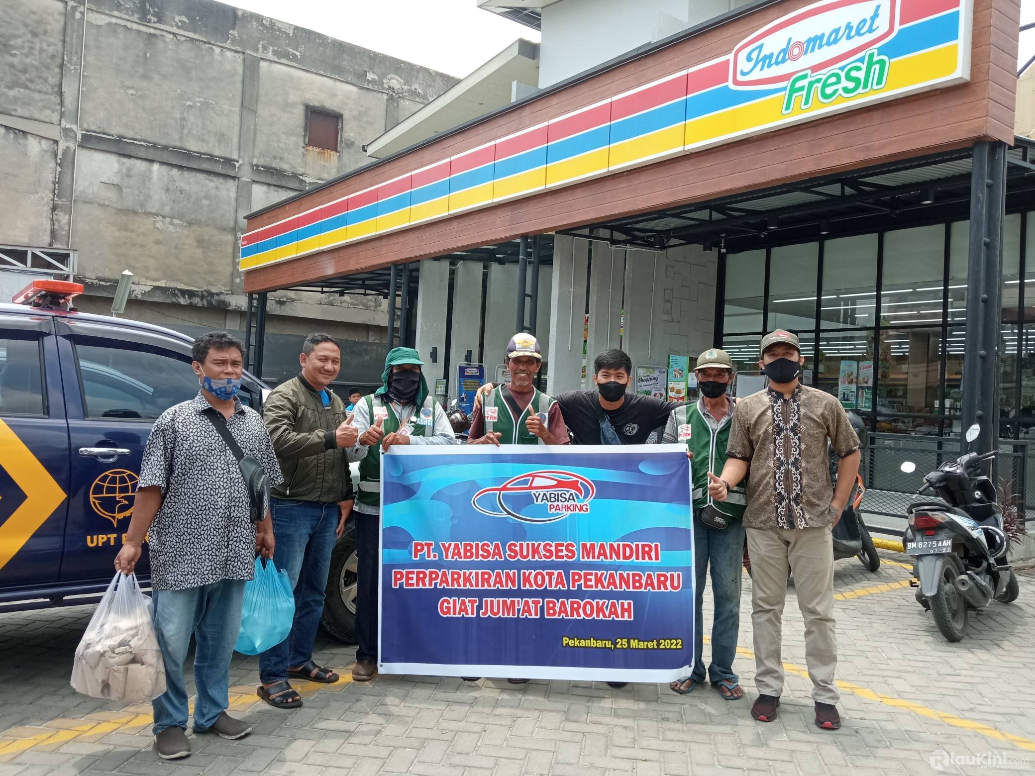 Ratusan Jukir di Pekanbaru Dapat Manfaat Jumat Berkah