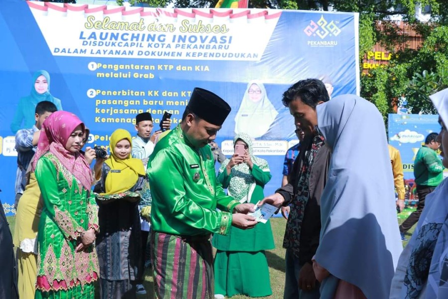 Tiga Inovasi Layanan Disdukcapil Pekanbaru Diluncurkan
