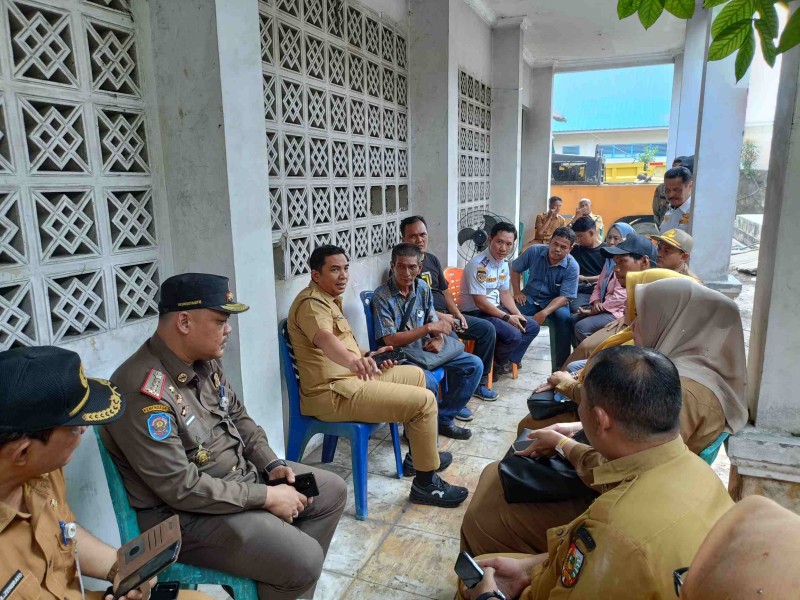 Jalan Teratai Pekanbaru Ditata, 450 Pedagang Mulai Dipindahkan ke Pasar Higienis
