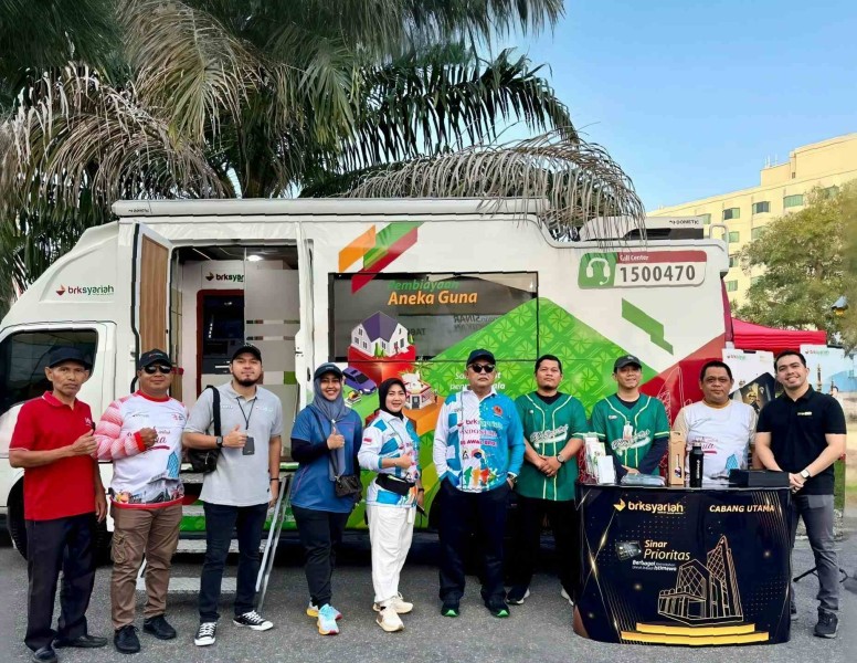 BRK Syariah Ikut Meriahkan HUT I Komjaki Riau, Ada Jalan Santai Hingga Donor Darah